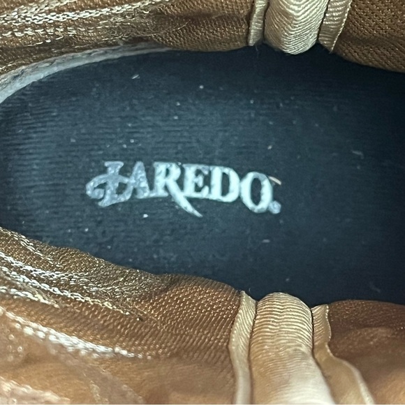 LAREDO Mens Rust Breakout Leather Cowboy Western Boots Size 9 - Picture 10 of 15